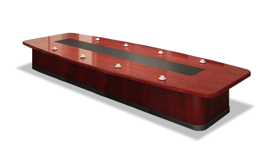 ‘Metro’ 21 Feet Conference Table In Sapele Veneer