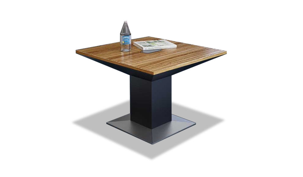‘Status’ 4 Seater Square Meeting Table in Veneer