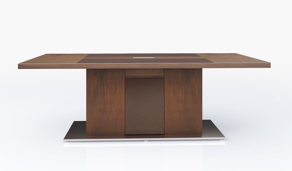 ‘Miro’ 8 Feet Meeting Table In King Walnut