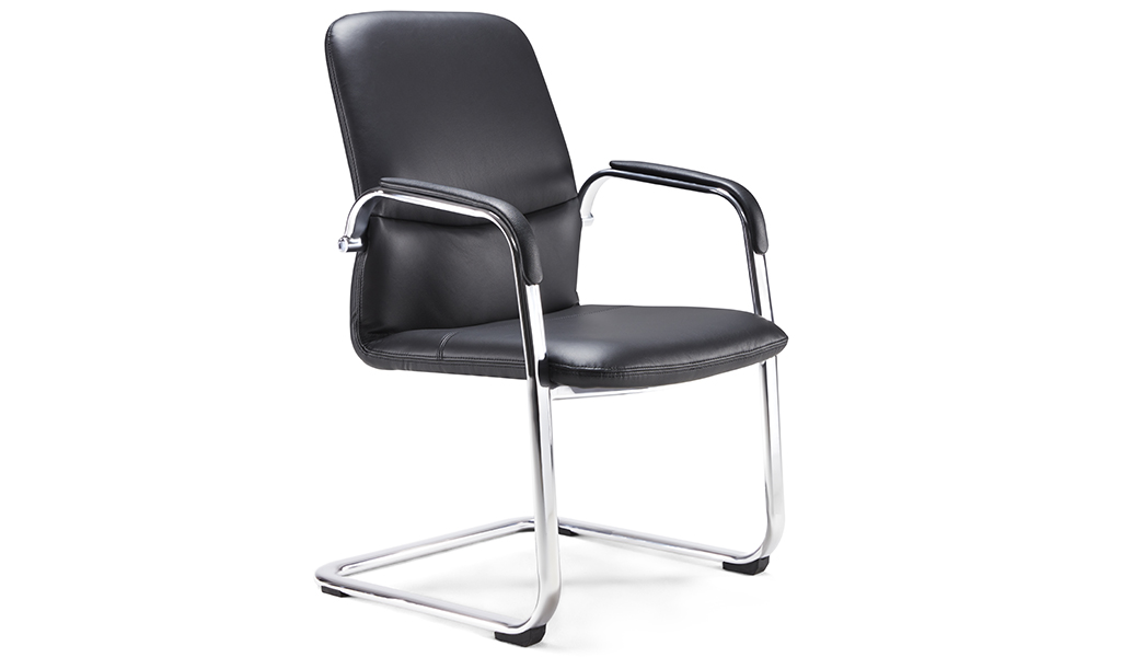 ‘Hero’ Fixed Base Visitors Chair In Artificial Leather