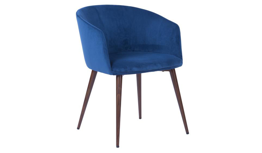 ‘Curve’ Cafeteria/Restaurant Chair In Fabric
