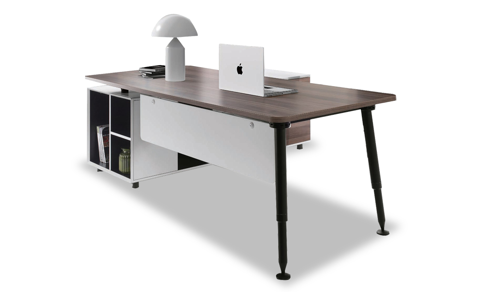 ‘Anyways’ 7 Feet Office Table With Side Cabinet