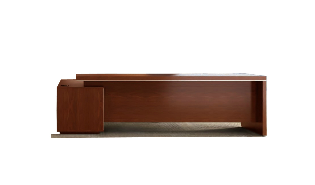 ‘Dx’ 7 Feet Office Table With Side Cabinet