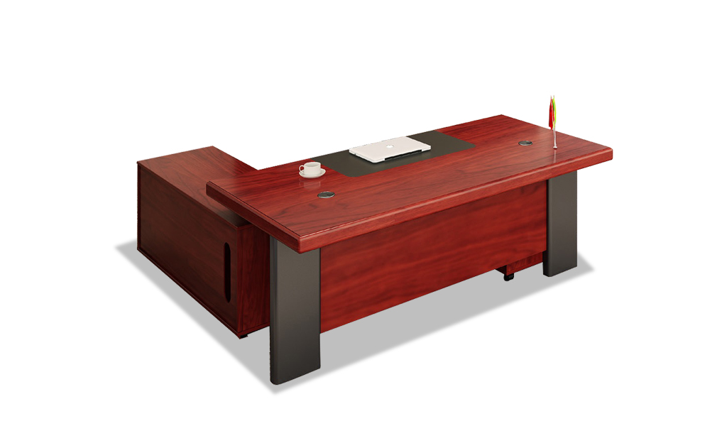 ‘Metro’ 6 Ft. Office Desk With Side Cabinet