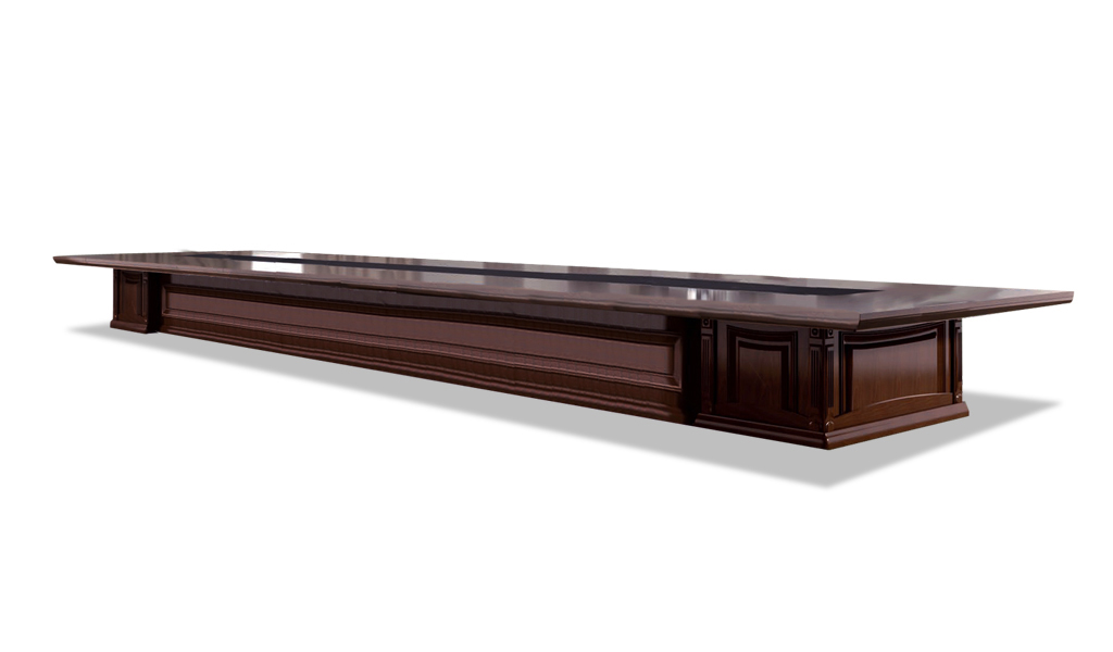 ‘Caesar’ 26 Feet Conference Table In Walnut Veneer