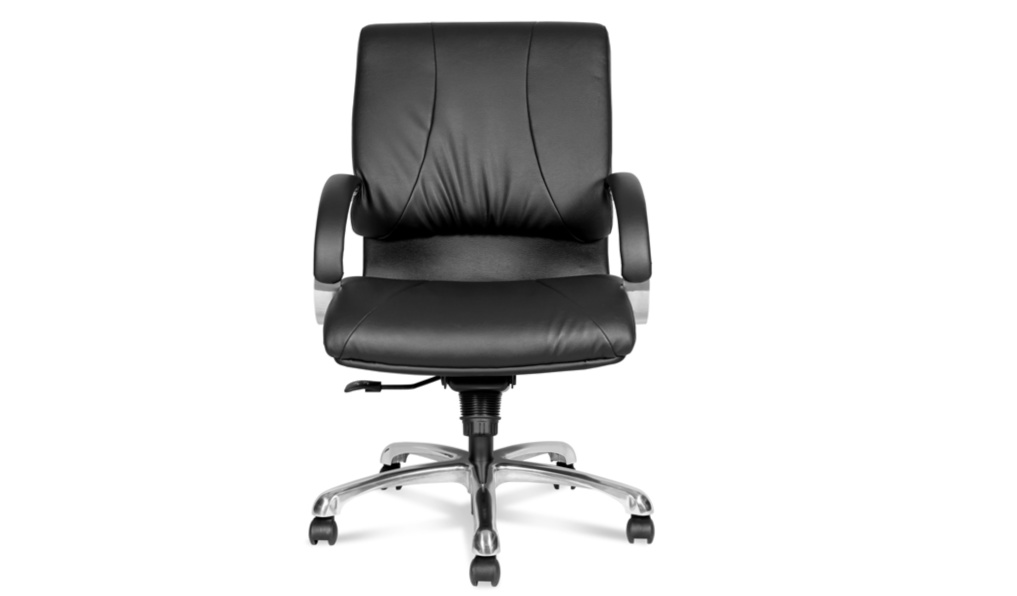 ‘Luxa’ Medium Back Office Chair In PU Leather