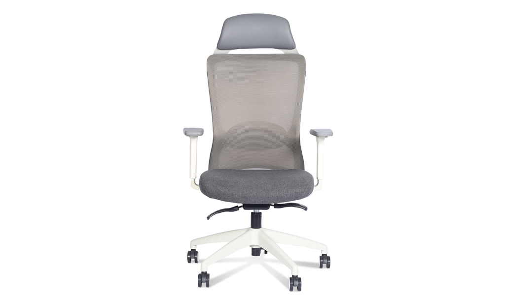 ‘Snow’ High Back Chair In Warm White Frame