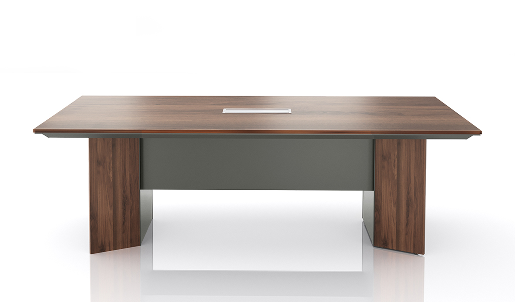 ‘Maxima’ 8 Feet Meeting Table in Walnut Finish