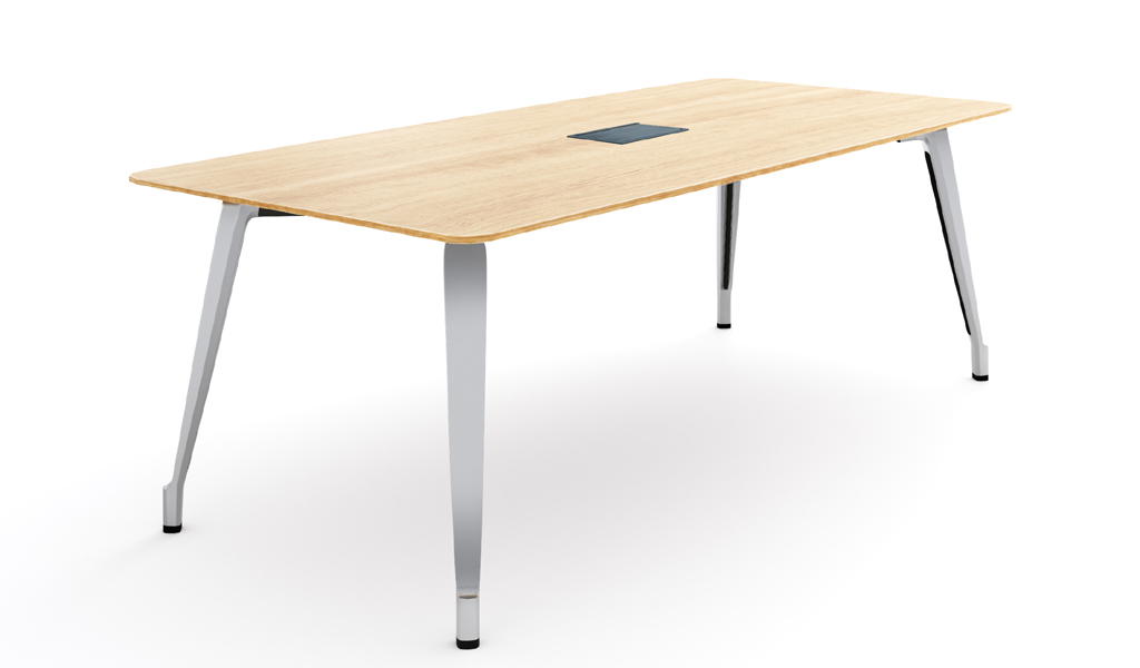 ‘Varna’ 8 Feet Meeting Table in Light Oak