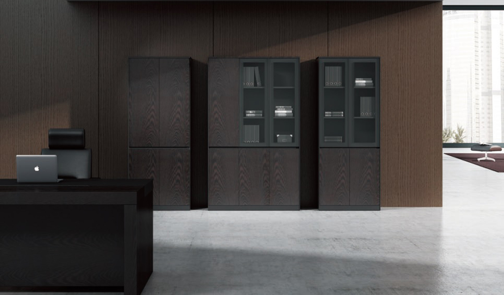 “Veta’ Full Height 3 Door Cabinet In Veneer